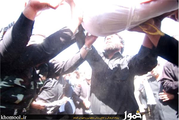 تشییع و خاکسپاری شهدای گمنام دانشگاه شاهد-12/7/89