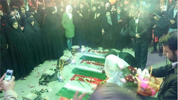 مراسم ازدواج دو زوج جوان در جوار شهدای گمنام بوستان ابوذر 6