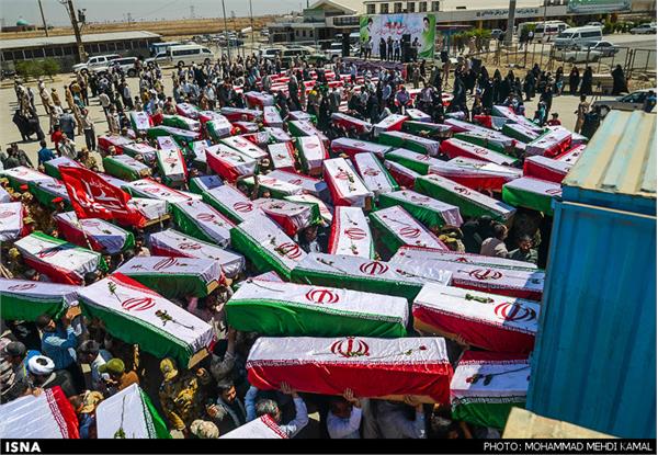 ورود 270 شهید دوران دفاع مقدس از طریق مرز شلمچه 14