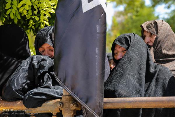 مراسم تشییع پیکر دو شهید گمنام در هادیشهر 20