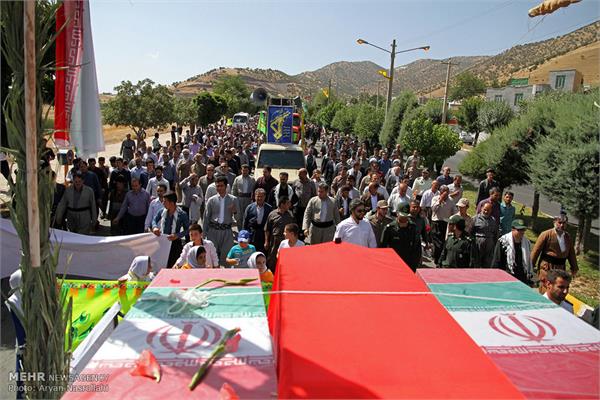 استقبال از شهدای گمنام در سروآباد و سنندج‎ 2