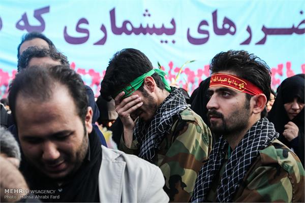 مراسم تشییع دو شهید گمنام در دانشگاه مالک اشتر 19