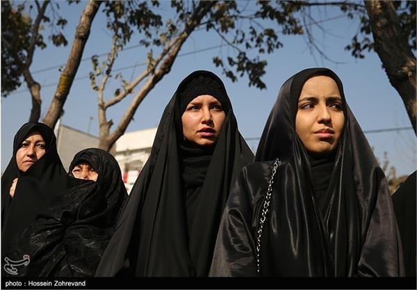 تشییع دو شهید گمنام در محله خراسان تهران 12