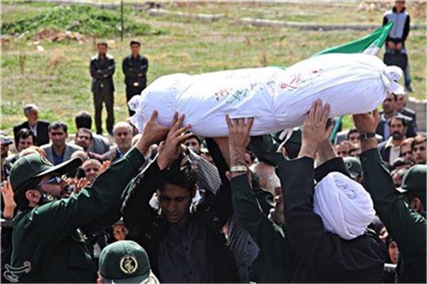 تشییع شهدای گمنام در استان ایلام