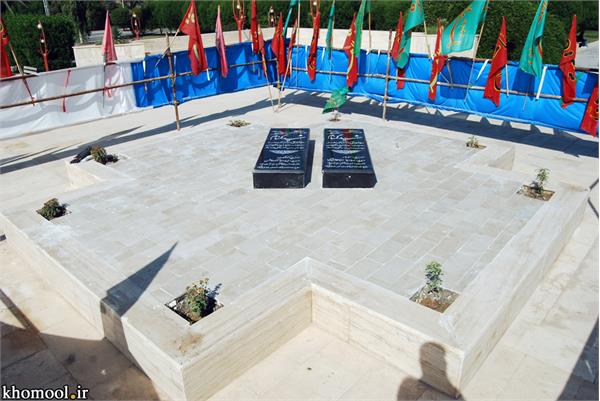 تشییع و خاکسپاری شهدای گمنام دانشگاه خلیج فارس بوشهر-27/2/89