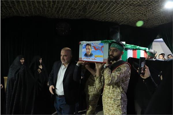 وداع با پیکر مطهر شهید القدس سعید علیدادی - 14 بهمن 1402