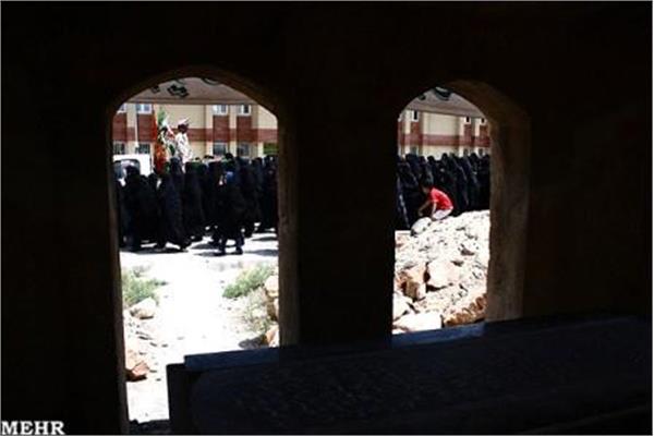 تشییع وخاکسپاری پیکر پاک سه شهید گمنام در شهرستان آذرشهر