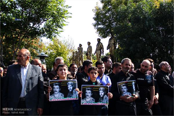 مراسم تشییع شهدای گمنام در تبریز 5