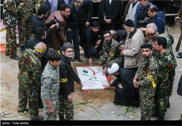 تشییع پیکر مطهر شهید گمنام در تهران 18