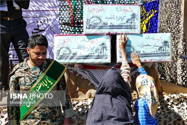 تشییع پیکر شهدای گمنام در میانراهان و گناباد و نیشابور 29