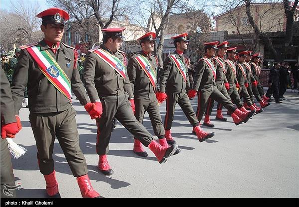 تشییع پیکر شهدای گمنام در تبریز 7