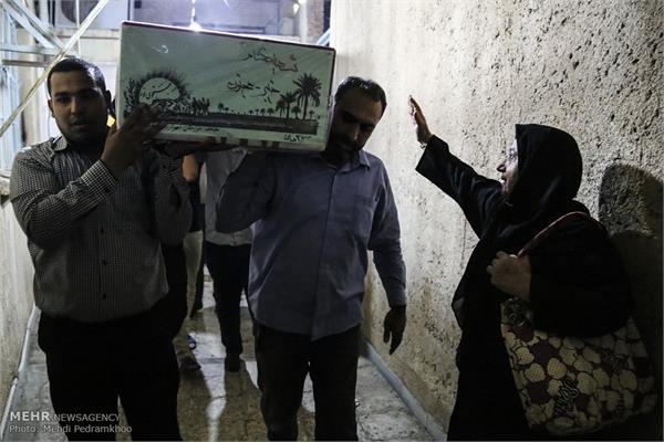 مراسم تشییع و تدفین دو شهید گمنام در اهواز 20