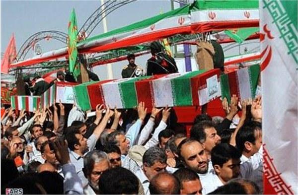 تشییع 96شهید دوران دفاع مقدس در مرقد امام خمینی(ره)