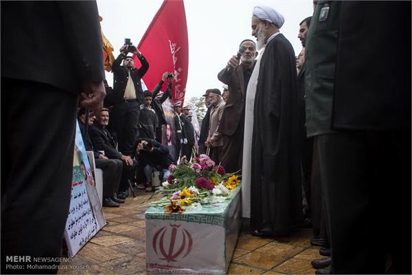 مراسم تشییع پیکر مطهر شهید سلطان‌علی علوی 19