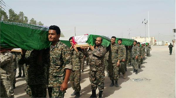 ورود پیکر مطهر ۵۵ شهید دفاع مقدس - شلمچه 25