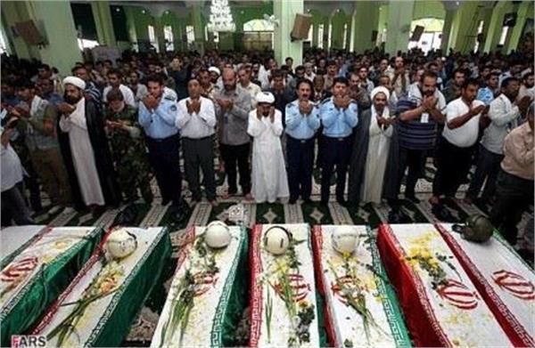 مراسم تبادل پیکرهای جنگ تحمیلی در شلمچه