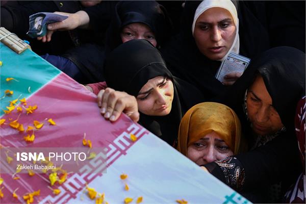 استقبال از پیکر شهدای دفاع مقدس در آمل 15