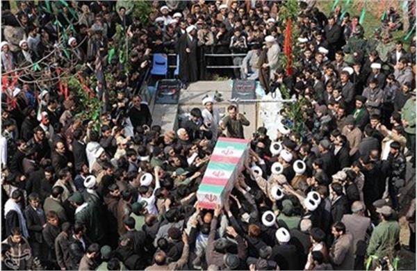 تشییع و خاکسپاری دو شهید گمنام در اردبیل 4