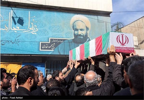 تشییع پیکر مطهر شهید گمنام در تهران 2