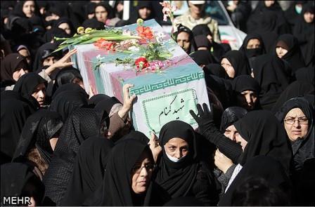 تشییع شهدای گمنام در اصفهان