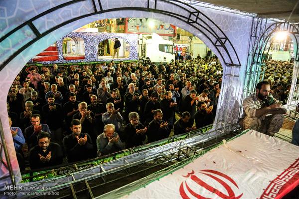 مراسم تشییع پیکر ۱۱۹ شهید تازه تفحص شده دفاع مقدس 27