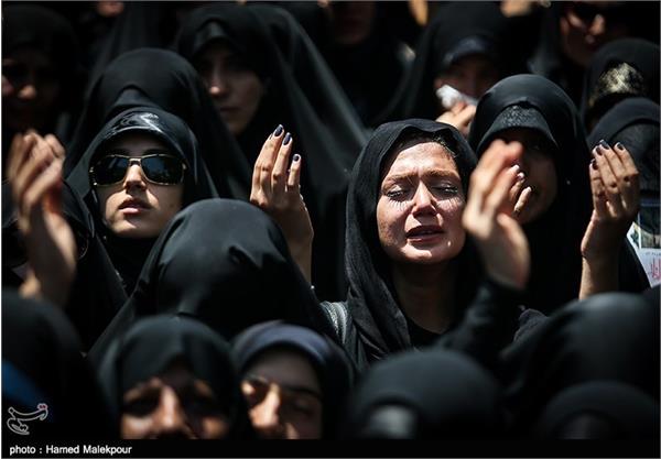 تشییع دو شهید گمنام در حوزه ی  هنری 7