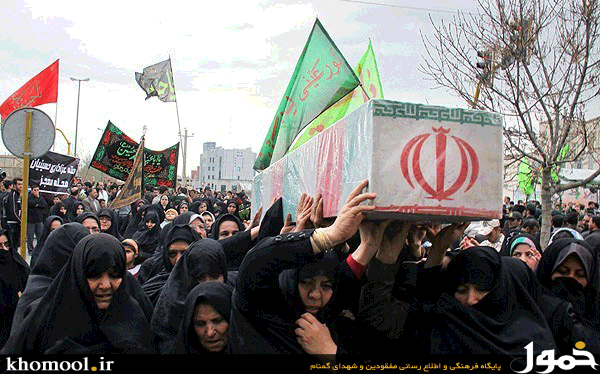 تشییع 11شهید گمنام در اردبیل