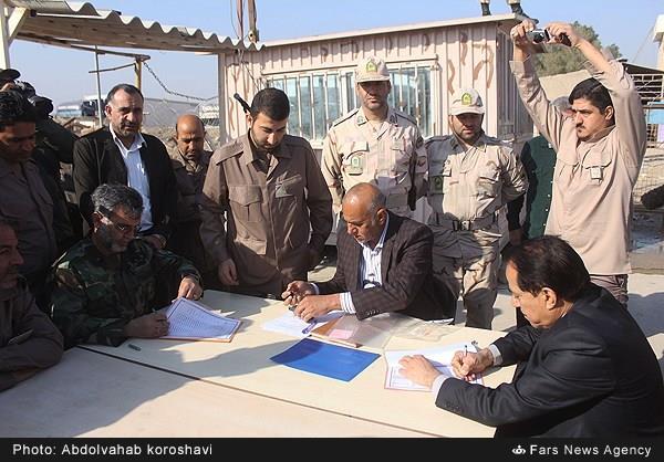 استقبال از 58 شهید دفاع مقدس در مرز شلمچه