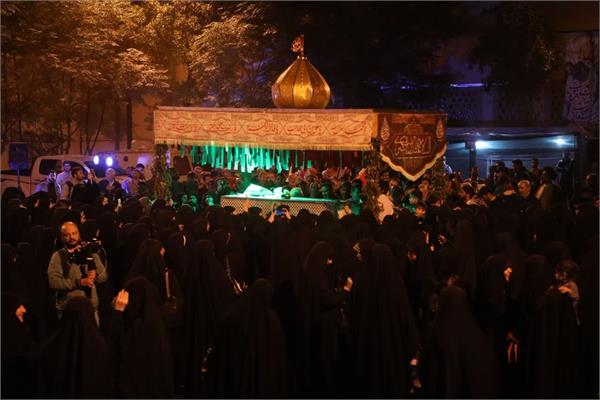 وداع با پیکر مطهر شهیده راه قدس معصومه کرباسی-1آبان1403 1