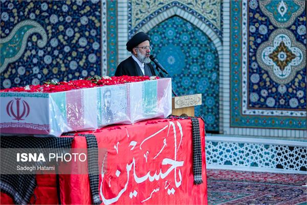 مراسم وداع با پیکر مطهر شهید محسن حججی - حرم مطهر رضوی 24