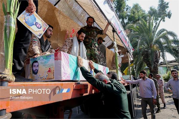 استقبال از پیکر شهدای دفاع مقدس در آمل 4