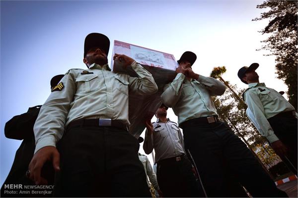 آئین استقبال از پیکر 4 شهید گمنام در شیراز 3