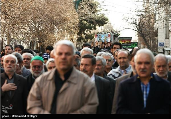 تشییع پیکر پاک شهید سعید حیدری 4