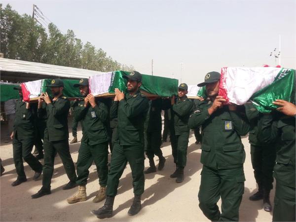 ورود پیکر مطهر ۵۵ شهید دفاع مقدس - شلمچه 34