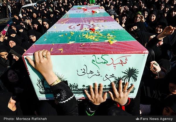 تشییع پیکر دو شهید گمنام در رشت 14