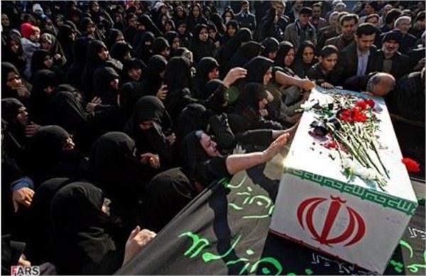 مراسم تشییع شهدای گمنام در شهرک شهید فکوری