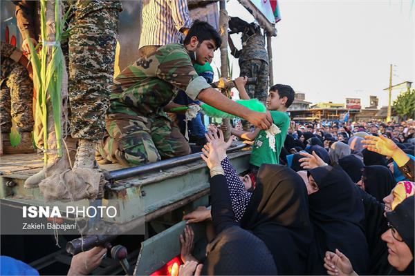 استقبال از پیکر شهدای دفاع مقدس در آمل 22