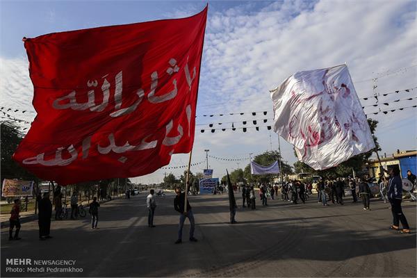 تشییع و تدفین پیکرهای مطهر ۲ شهید گمنام دفاع مقدس در خوزستان 24