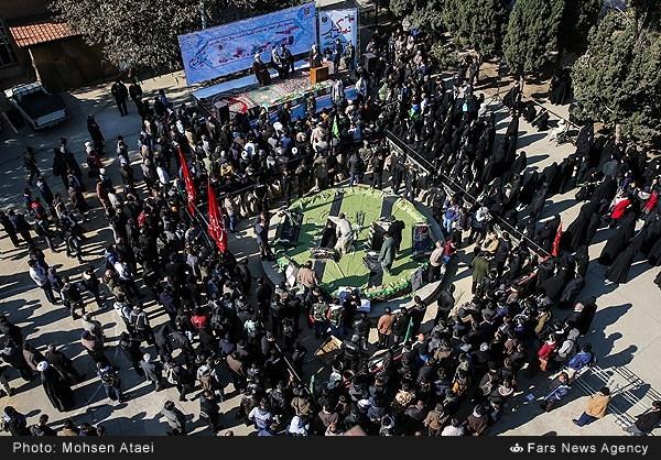 تشییع پیکر دو شهید گمنام در دانشکده فنی انقلاب اسلامی 16