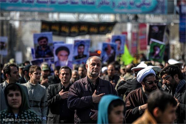 تشییع پیکر دوشهید گمنام دفاع مقدس در محمد شهر کرج 21