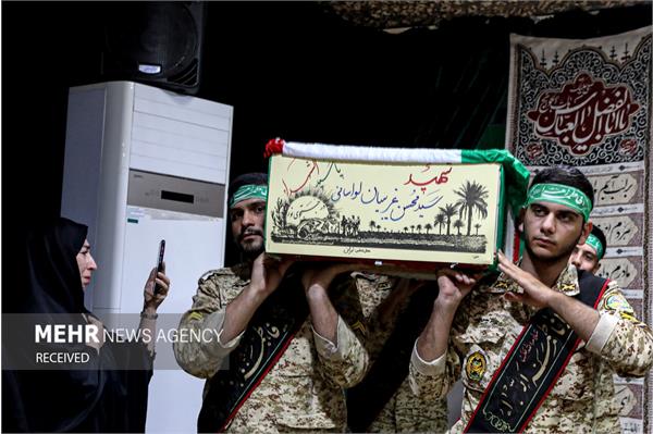 وداع با پیکر مطهر شهید تازه شناسایی شده سید محسن غریبیان - 29 مرداد 1403 24