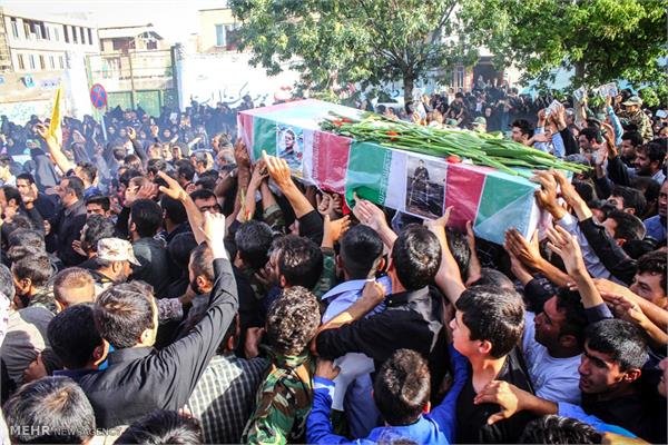 تشییع پیکر شهید تازه تفحص شده علی محمد رضایی 12