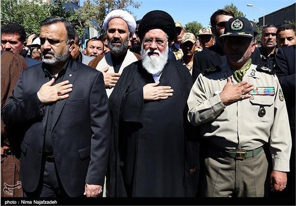 تشییع شهدای گمنام در مشهد 12