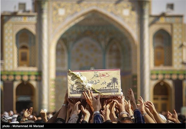 تشییع پیکر ۸ شهید گمنام دفاع مقدس - قم 11