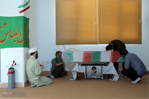 مراسم وداع با پیکر روحانی شهید محمد شیخ شعاعی 11