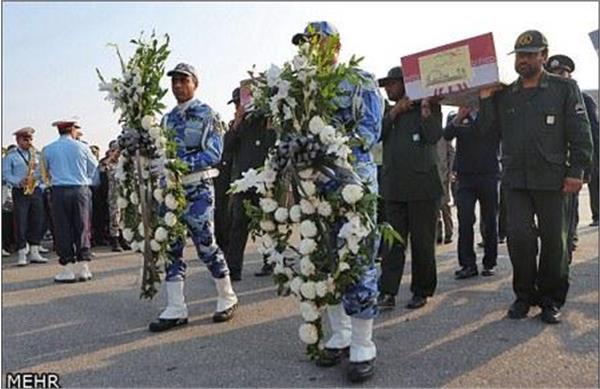 استقبال از دو شهید گمنام در بندر عباس