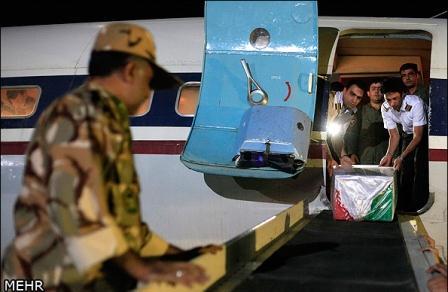 تشییع شهدا در حرم رضوی