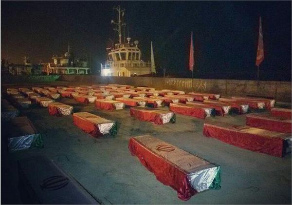 ورود پیکر پاک۶۶ شهید دفاع‌ مقدس به کشور  11