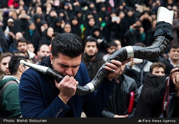 تشییع پیکر شهید گمنام در دانشگاه آزاد تهران شمال 19