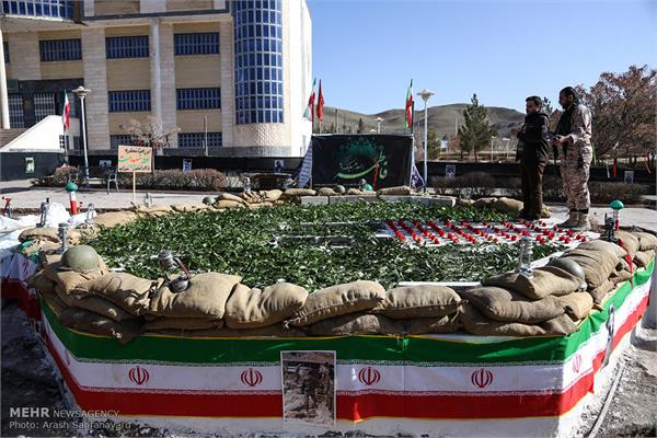 مراسم تشییع و خاکسپاری دو شهید گمنام در محلات 3